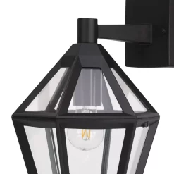 GoodHome Radley Fixed Matt Black Mains-powered Outdoor Down Wall Light 13 GoodHome Radley Fixed Matt Black Mains-powered Outdoor Down Wall Light -Professional Electrical Lighting Store goodhome radley fixed matt black mains powered outdoor down wall light5059340189314 37c