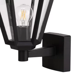 GoodHome Radley Fixed Matt Black Mains-powered Outdoor Up Wall Light 13 GoodHome Radley Fixed Matt Black Mains-powered Outdoor Up Wall Light -Professional Electrical Lighting Store goodhome radley fixed matt black mains powered outdoor up wall light5059340189277 37c