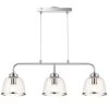 GoodHome Rothwell Bar Clear Chrome Effect 3 Lamp Pendant Ceiling Light 2 GoodHome Rothwell Bar Clear Chrome Effect 3 Lamp Pendant Ceiling Light -Professional Electrical Lighting Store goodhome rothwell bar clear chrome effect 3 lamp pendant ceiling light5063022067920 06c