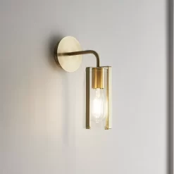 GoodHome Saiphi Gold Effect Wall Light