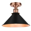GoodHome Sleaford Round Matt Metal Black Antique Copper Effect LED Ceiling Light 2 GoodHome Sleaford Round Matt Metal Black Antique Copper Effect LED Ceiling Light -Professional Electrical Lighting Store goodhome sleaford round matt metal black antique copper effect led ceiling light5063022068347 06c