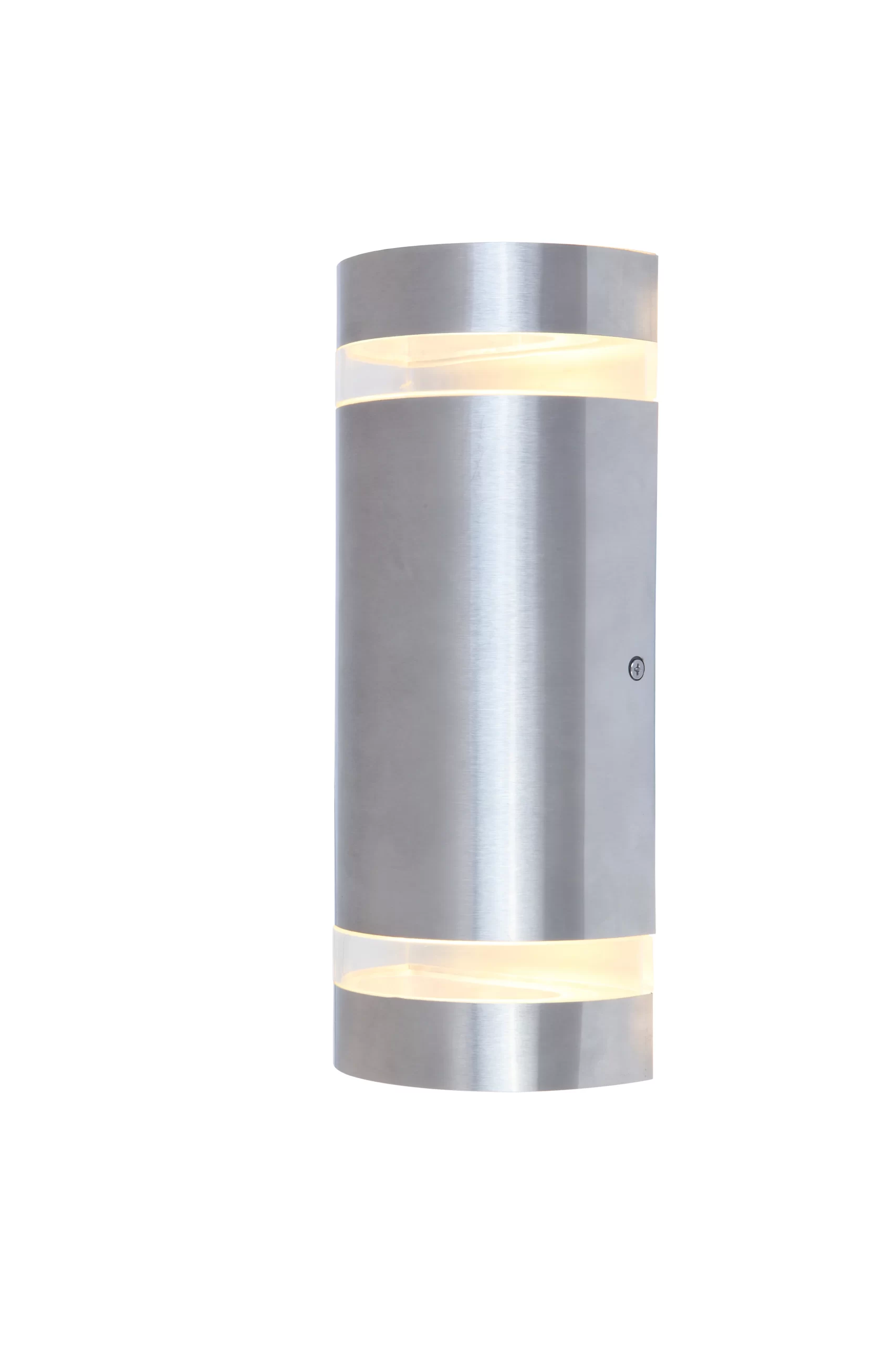 GoodHome Stanstead Fixed Stainless Steel Mains-powered Integrated LED Outdoor Double Half Wall Light 950lm 4 GoodHome Stanstead Fixed Stainless Steel Mains-powered Integrated LED Outdoor Double Half Wall Light 950lm - Image 2