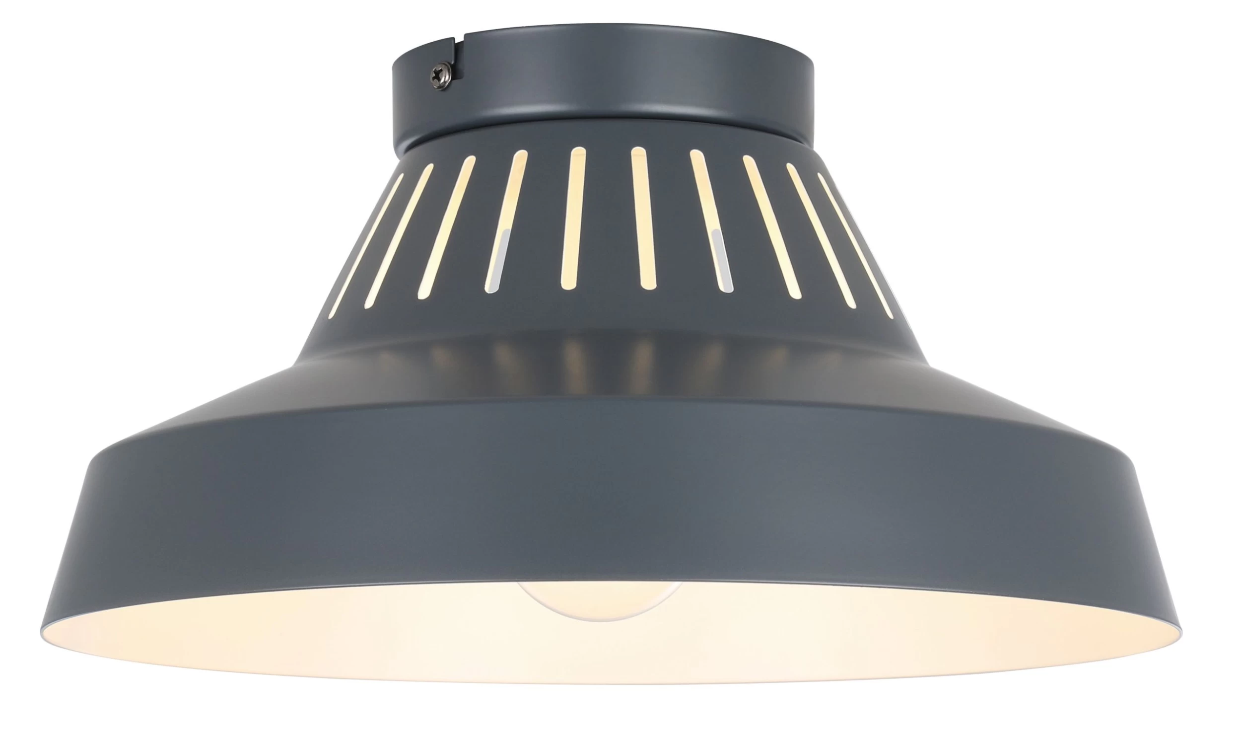 GoodHome Yarra Round Matt Metal Grey Ceiling Light 3 GoodHome Yarra Round Matt Metal Grey Ceiling Light