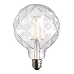 Harbour Studio Faceted E27 4W 480lm Globe Warm White LED Light Bulb