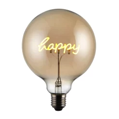 Harbour Studio Happy E27 2W 130lm Globe Warm White LED Light Bulb