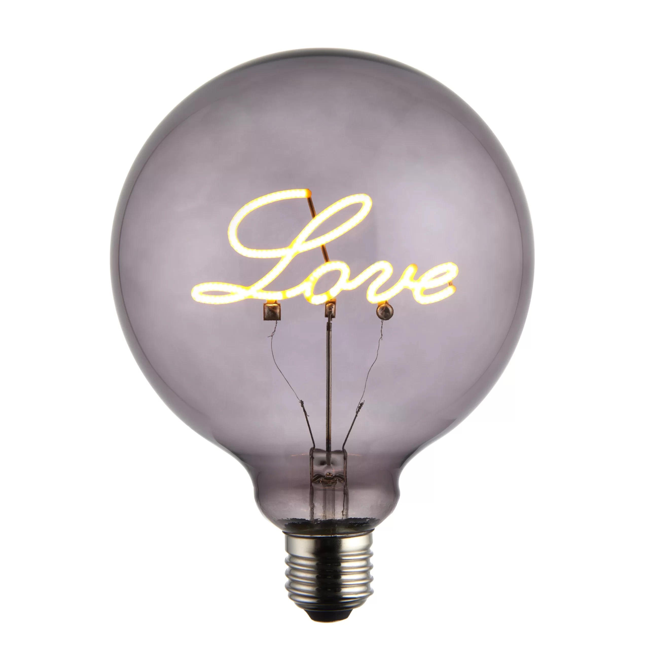 Harbour Studio Love E27 2W 70lm Smoky Globe Warm White LED Light Bulb 3 Harbour Studio Love E27 2W 70lm Smoky Globe Warm White LED Light Bulb