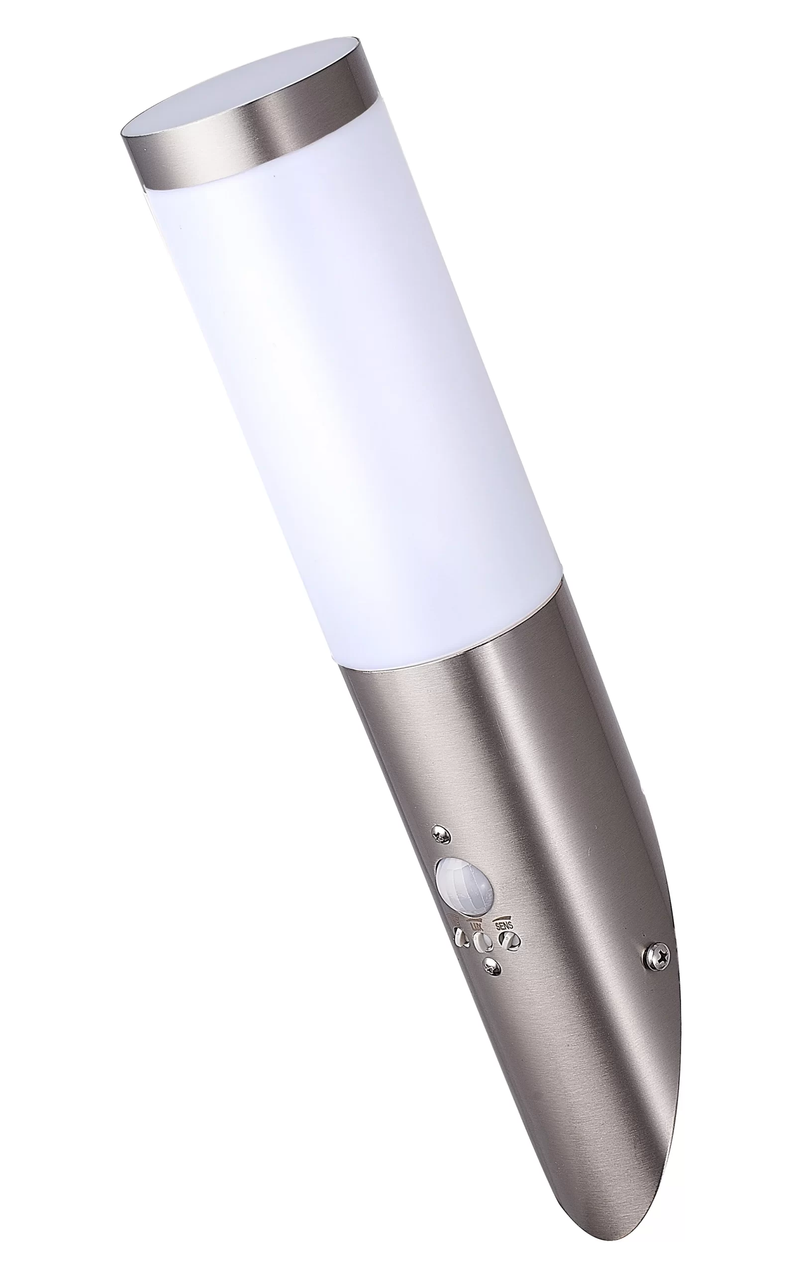 Hollis Fixed Matt Stainless Steel PIR Motion Sensor Outdoor Slanted Wall Light 15W 4 Hollis Fixed Matt Stainless Steel PIR Motion Sensor Outdoor Slanted Wall Light 15W - Image 2