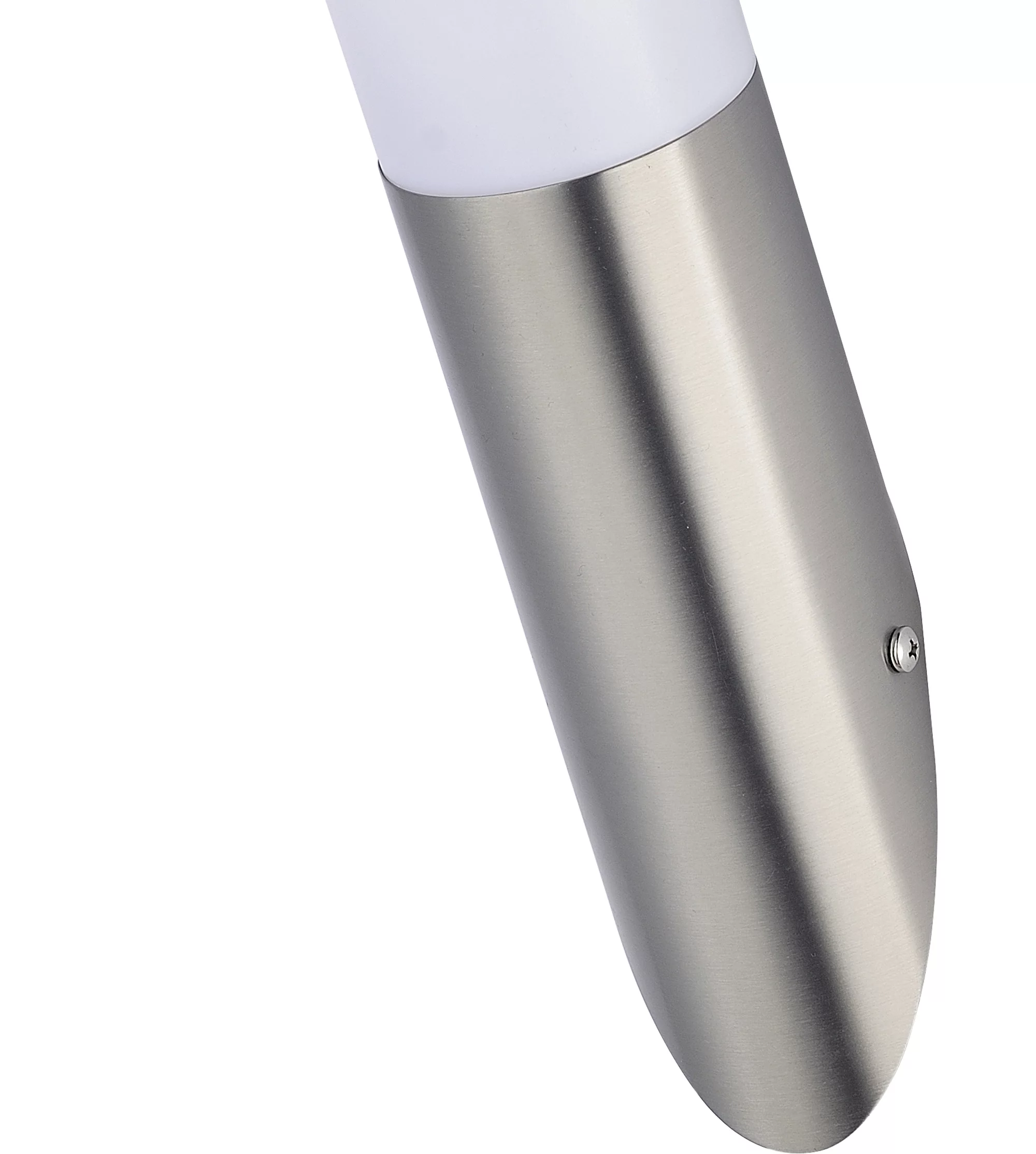 Hollis Fixed Stainless Steel Mains-powered Outdoor Wall Light (Dia)7.6cm 6 Hollis Fixed Stainless Steel Mains-powered Outdoor Wall Light (Dia)7.6cm - Image 4