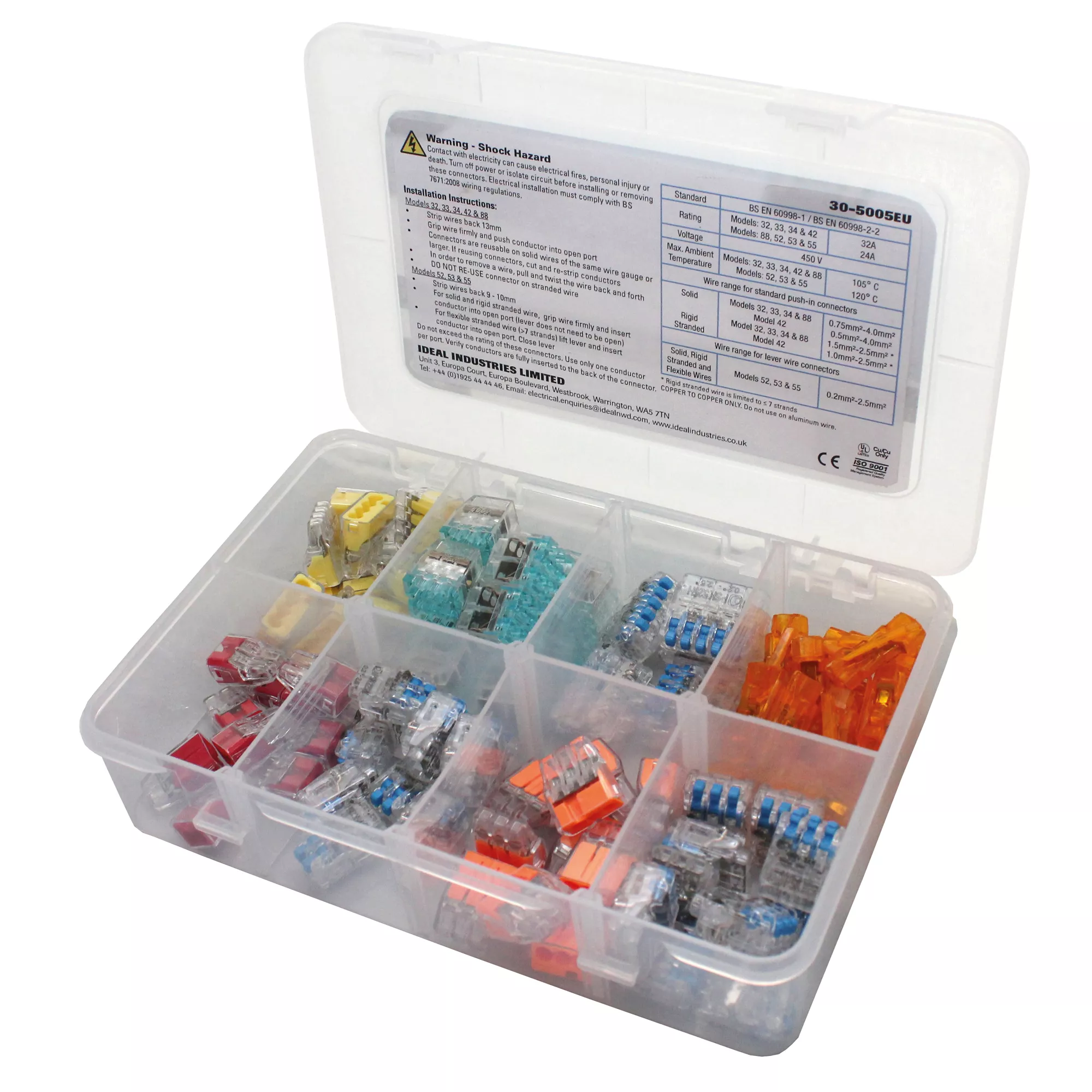 Ideal Industries Cable Connector 80 Piece Set 3 Ideal Industries Cable Connector 80 Piece Set