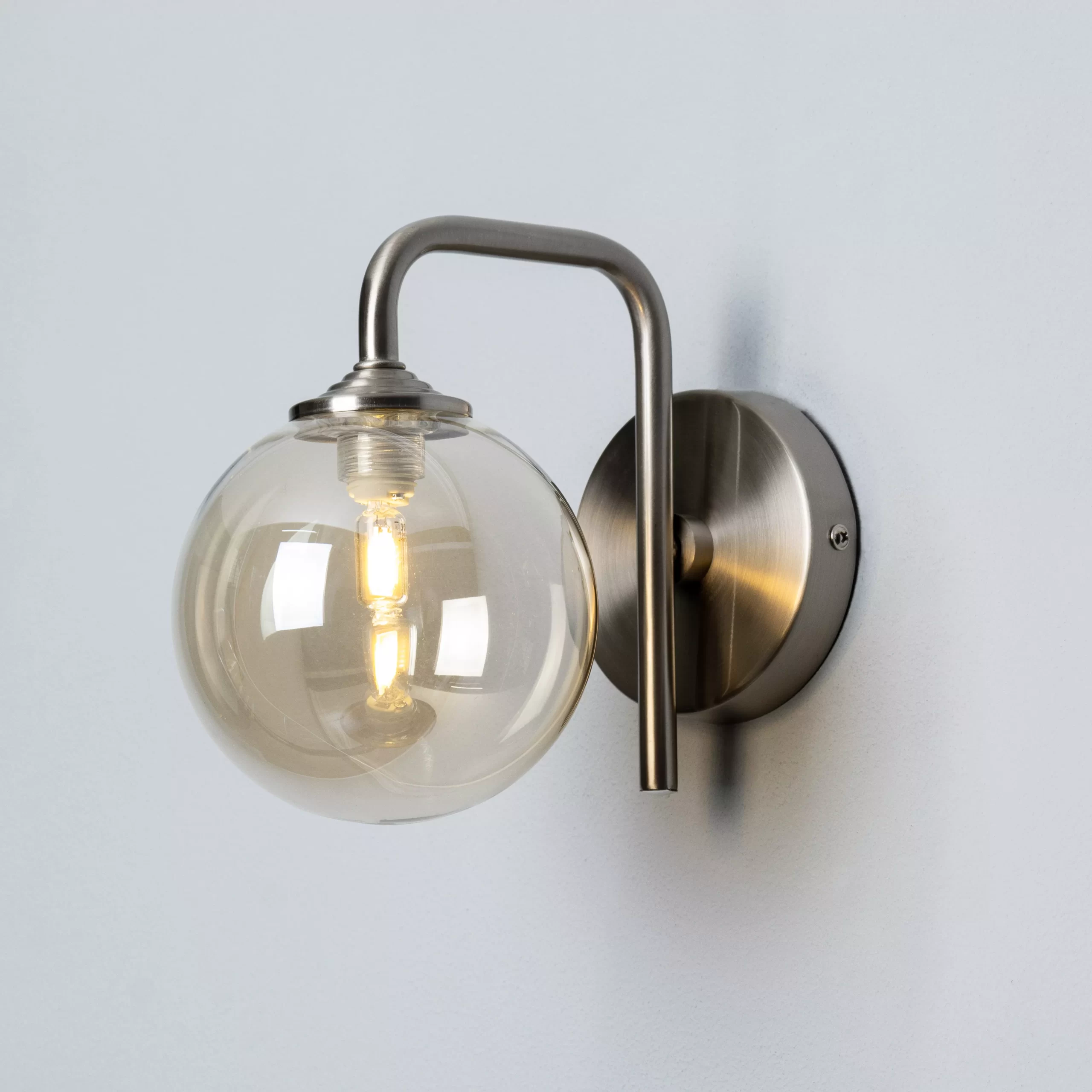 Inlight Agile Satin Champagne Nickel Effect Wired Wall Light BQ-39590-SNIC 3 Inlight Agile Satin Champagne Nickel Effect Wired Wall Light BQ-39590-SNIC