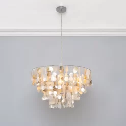 Inlight Bailey Champagne Light Pendant, (Dia)180mm