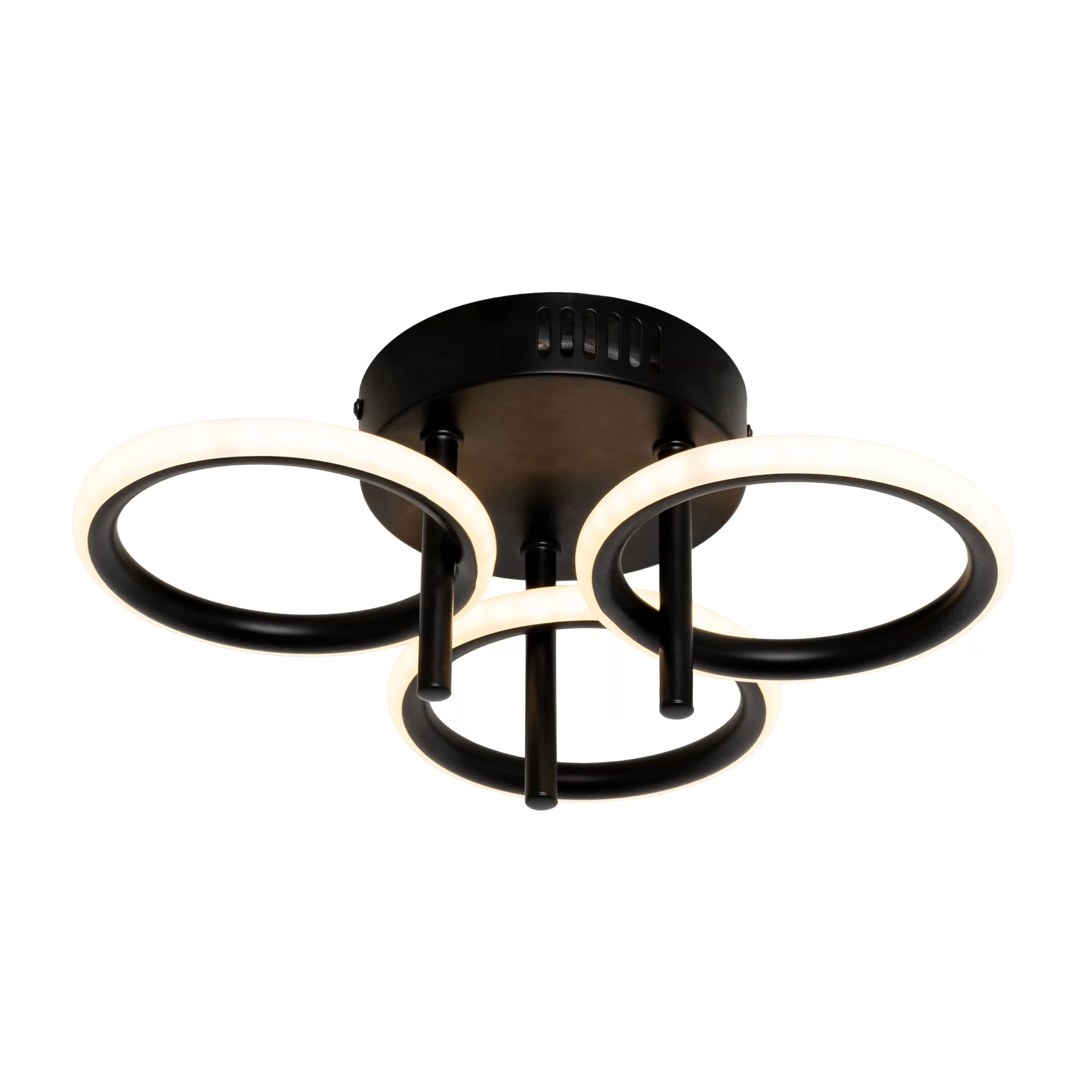 Inlight Belle Matt Acrylic & Iron Black Ceiling Light 3 Inlight Belle Matt Acrylic & Iron Black Ceiling Light