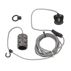 Inlight Black Nickel Effect E27 Pendant Set