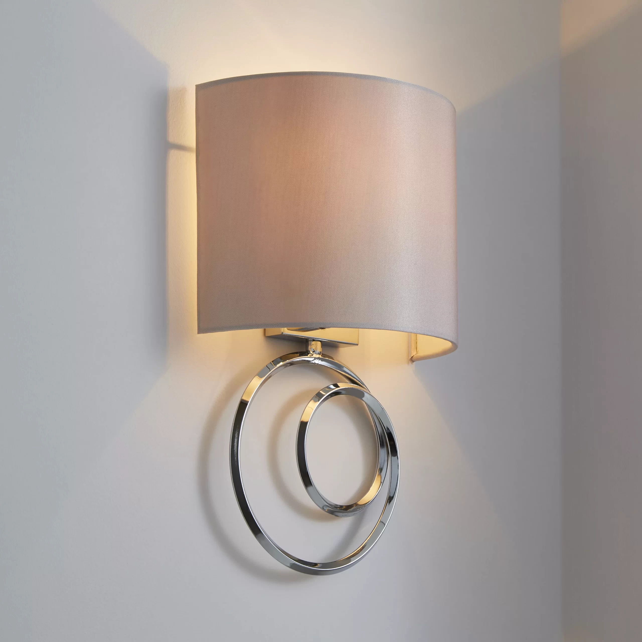 Inlight Hercule Swirl Chrome Effect Wired Wall Light 3 Inlight Hercule Swirl Chrome Effect Wired Wall Light