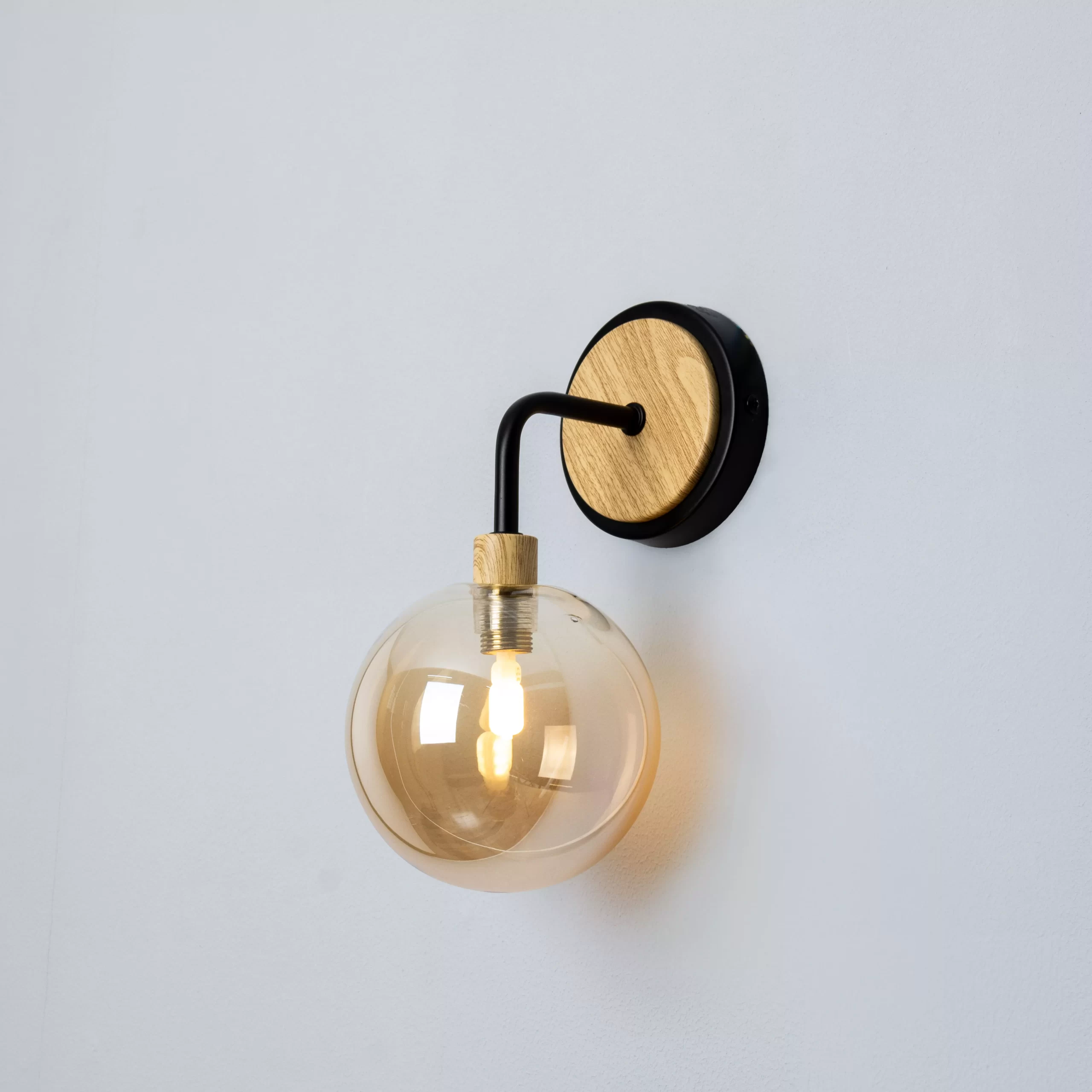 Inlight Mead Matt Black Wired Wall Light BQ-37966-BLK 3 Inlight Mead Matt Black Wired Wall Light BQ-37966-BLK