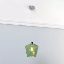 Inlight Midi Green Pendant Ceiling Light, (Dia)225mm