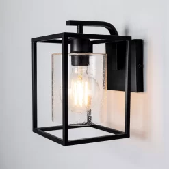 Inlight Trio Matt Black Wired Wall Light BQ-37907-BLK