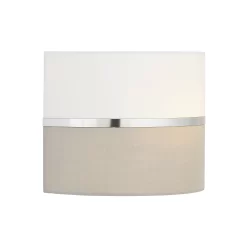 Isonoe Metallic Band Grey & White Wired Wall Light 8 Isonoe Metallic Band Grey & White Wired Wall Light -Professional Electrical Lighting Store isonoe metallic band grey white wired wall light5020024706837 06c bq