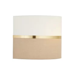 Isonoe Metallic Band Ivory & Mocha Wired Wall Light 8 Isonoe Metallic Band Ivory & Mocha Wired Wall Light -Professional Electrical Lighting Store isonoe metallic band ivory mocha wired wall light5020024706844 06c bq