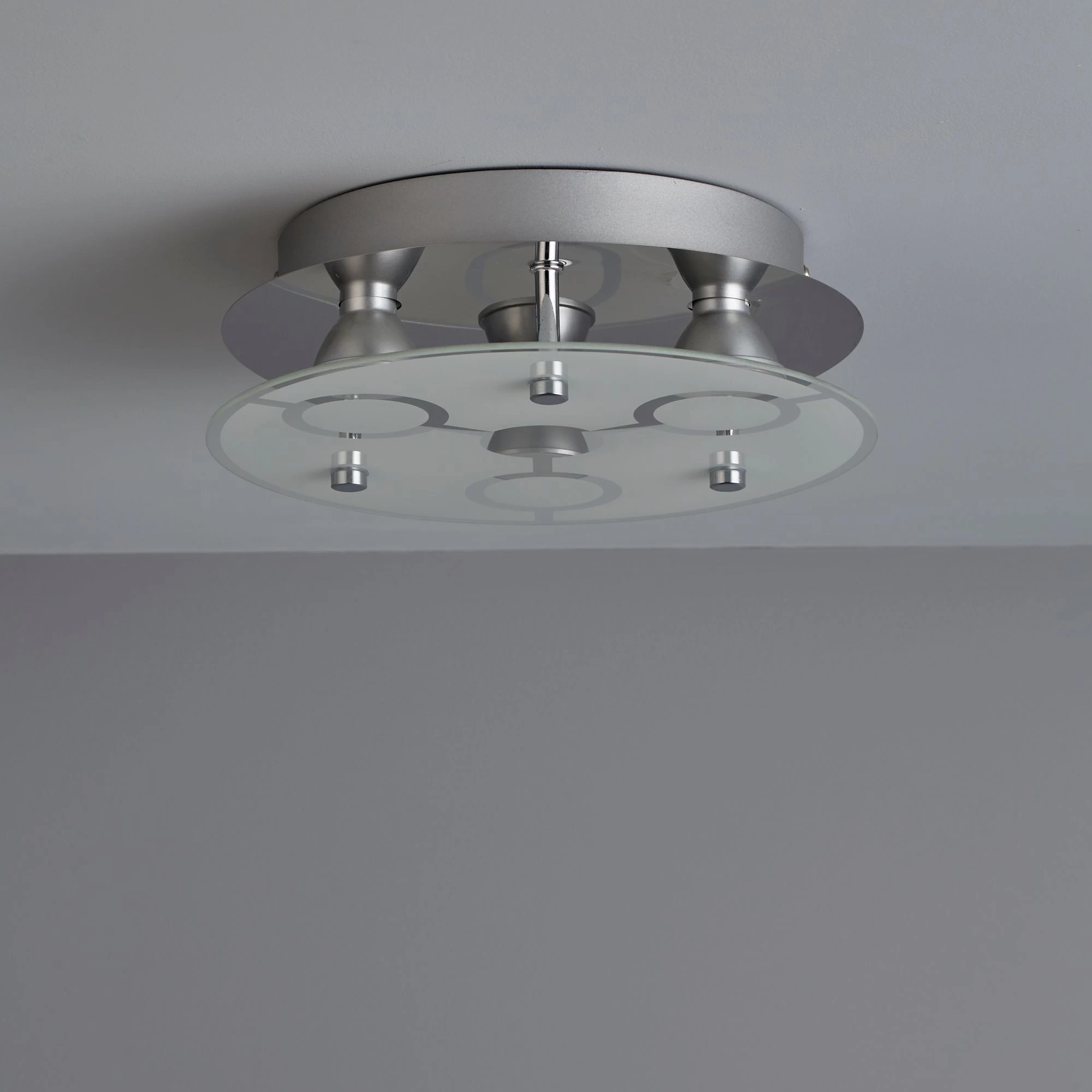 Janus Chrome Effect 3 Lamp Ceiling Light 12 Janus Chrome Effect 3 Lamp Ceiling Light - Image 10