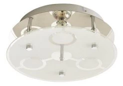 Janus Chrome Effect 3 Lamp Ceiling Light