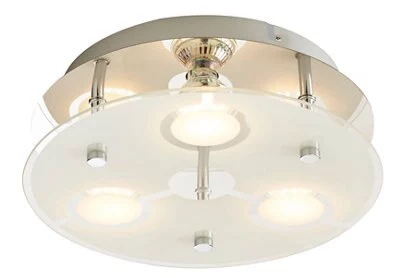 Janus Chrome Effect 3 Lamp Ceiling Light 4 Janus Chrome Effect 3 Lamp Ceiling Light - Image 2