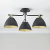 Koby Matt Steel Black 3 Lamp Ceiling Light 2 Koby Matt Steel Black 3 Lamp Ceiling Light -Professional Electrical Lighting Store koby matt steel black 3 lamp ceiling light5014838987971 01i bq