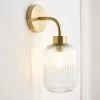 Lena Ribbed Satin Gold Effect Wired Wall Light 97843 1 Lena Ribbed Satin Gold Effect Wired Wall Light 97843 -Professional Electrical Lighting Store lena ribbed satin gold effect wired wall light 978435014838978436 01i bq
