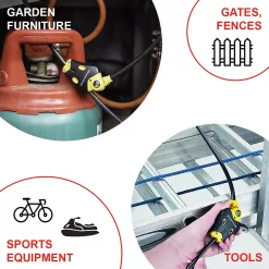 Master Lock Python Black & Yellow Braided Steel Bike & Motorbike Cable Lock (L)1.8m 10 Master Lock Python Black & Yellow Braided Steel Bike & Motorbike Cable Lock (L)1.8m -Professional Electrical Lighting Store master lock python black yellow braided steel bike motorbike cable lock l 1 8m3520190925459 37c bq