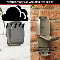 Master Lock Reinforced Security 4 Digit Wall-mounted External Combination Key Safe 15 Master Lock Reinforced Security 4 Digit Wall-mounted External Combination Key Safe -Professional Electrical Lighting Store master lock reinforced security 4 digit wall mounted external combination key safe3520190935113 37c bq