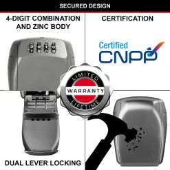 Master Lock Reinforced Security 4 Digit Wall-mounted External Combination Key Safe 17 Master Lock Reinforced Security 4 Digit Wall-mounted External Combination Key Safe -Professional Electrical Lighting Store master lock reinforced security 4 digit wall mounted external combination key safe3520190935113 39c bq
