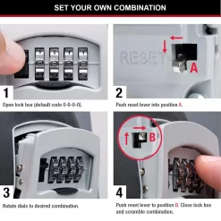Master Lock Wall-mounted External Combination Key Safe Medium 16 Master Lock Wall-mounted External Combination Key Safe Medium -Professional Electrical Lighting Store master lock wall mounted external combination key safe medium3520190922380 40c bq