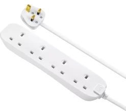 Masterplug 4 Socket 13A White Extension Lead, 8m 11 Masterplug 4 Socket 13A White Extension Lead, 8m -Professional Electrical Lighting Store masterplug 4 socket 13a white extension lead 8m5015056661926 06c bq