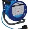 Masterplug 4 Socket Blue Cable Reel, 25m 2 Masterplug 4 Socket Blue Cable Reel, 25m -Professional Electrical Lighting Store masterplug 4 socket blue cable reel 25m5015056515748 03c bq