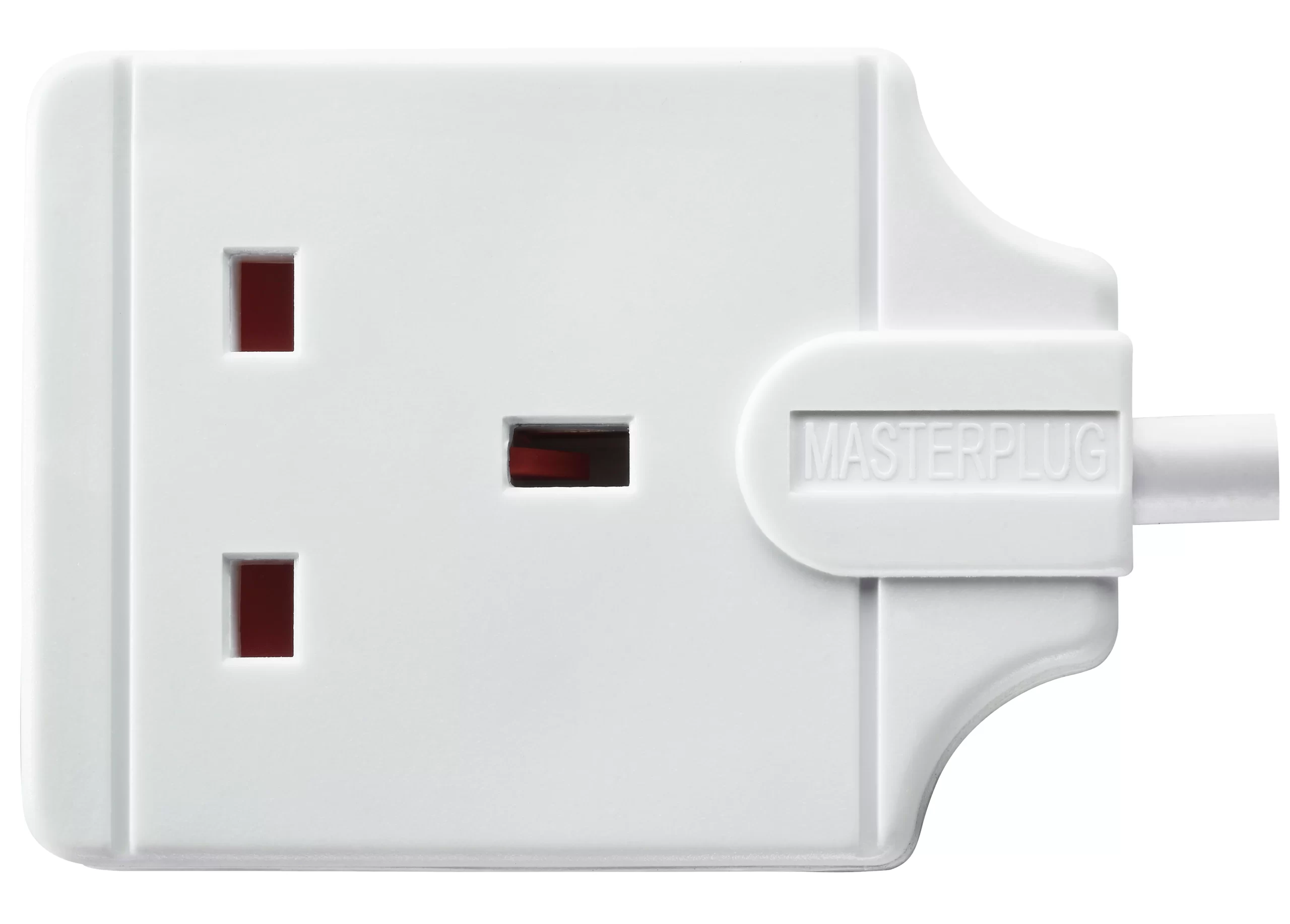 Masterplug Basic 1 Socket White Extension Lead, 8m 4 Masterplug Basic 1 Socket White Extension Lead, 8m - Image 2