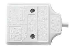 Masterplug Basic 1 Socket White Extension Lead, 8m 8 Masterplug Basic 1 Socket White Extension Lead, 8m -Professional Electrical Lighting Store masterplug basic 1 socket white extension lead 8m5015056638652 04c bq