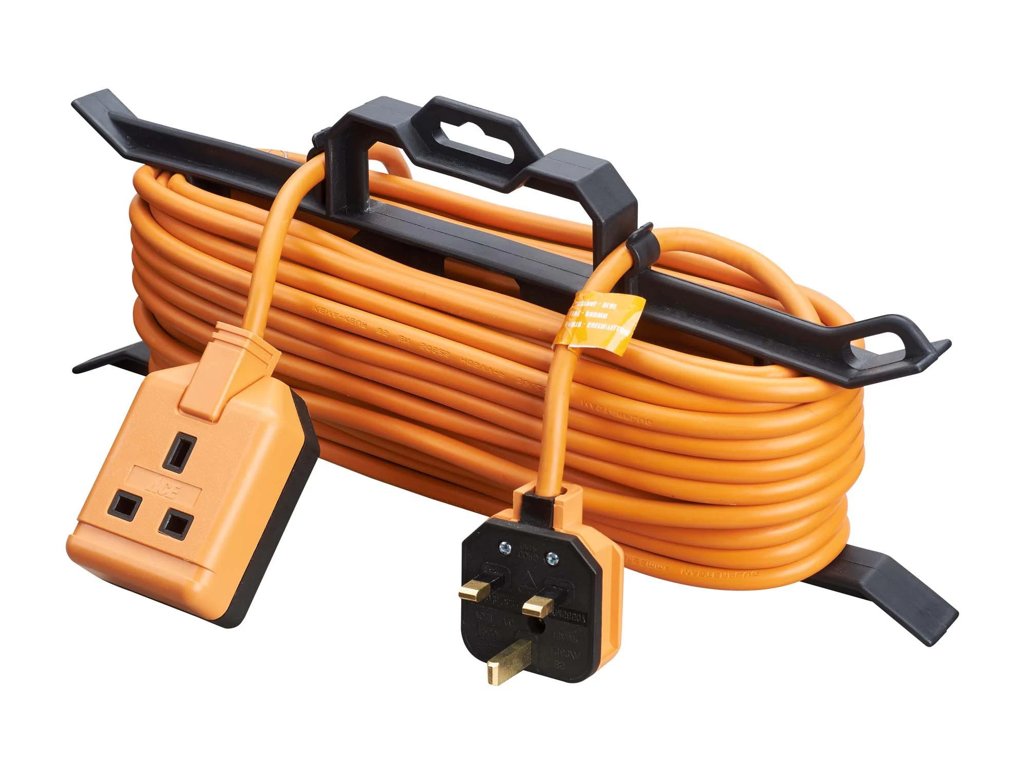 Masterplug Outdoor 1 Socket Unswitched Orange Extension Lead, 15m 3 Masterplug Outdoor 1 Socket Unswitched Orange Extension Lead, 15m