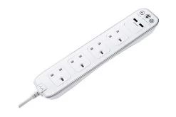 Masterplug Surge White 4 Socket Extension Lead With USB, 1m 11 Masterplug Surge White 4 Socket Extension Lead With USB, 1m -Professional Electrical Lighting Store masterplug surge white 4 socket extension lead with usb 1m5015056539027 03c bq