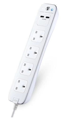 Masterplug Surge White 4 Socket Extension Lead With USB, 1m 13 Masterplug Surge White 4 Socket Extension Lead With USB, 1m -Professional Electrical Lighting Store masterplug surge white 4 socket extension lead with usb 1m5015056539027 21c bq