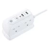 Masterplug Surge White 4 Socket Extension Lead With USB, 2m 1 Masterplug Surge White 4 Socket Extension Lead With USB, 2m -Professional Electrical Lighting Store masterplug surge white 4 socket extension lead with usb 2m5015056638867 01c bq
