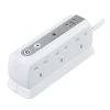 Masterplug Surge White 6 Socket Extension Lead With USB, 2m 1 Masterplug Surge White 6 Socket Extension Lead With USB, 2m -Professional Electrical Lighting Store masterplug surge white 6 socket extension lead with usb 2m5015056548241 01C bq
