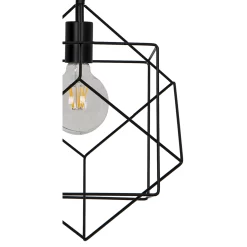 Mavique Matt Black Pendant Ceiling Light, (Dia)220mm 10 Mavique Matt Black Pendant Ceiling Light, (Dia)220mm -Professional Electrical Lighting Store mavique matt black pendant ceiling light dia 220mm5036581097356 36c