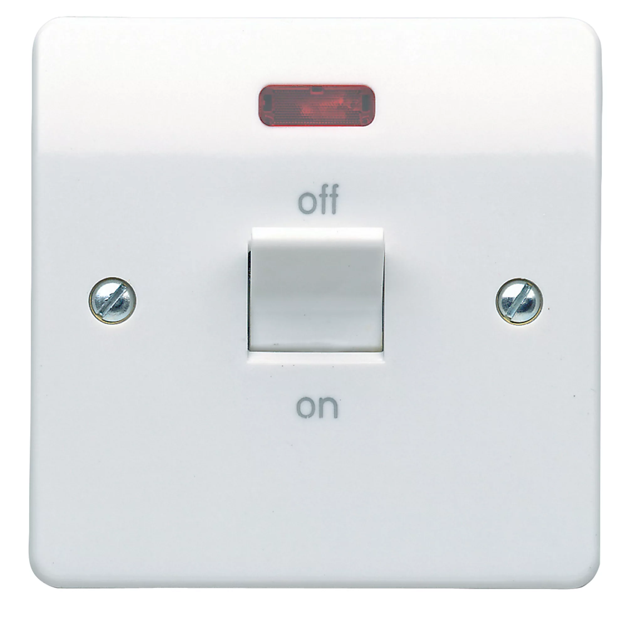 MK 32A Rocker Raised Slim Control Switch With LED Indicator Gloss White 3 MK 32A Rocker Raised Slim Control Switch With LED Indicator Gloss White