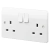 MK White Double 13A Rapid Fix Socket, Pack Of 5 1 MK White Double 13A Rapid Fix Socket, Pack Of 5 -Professional Electrical Lighting Store mk white double 13a rapid fix socket pack of 55017490987020 01c bq