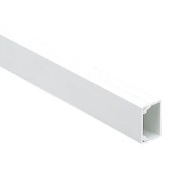 MK White Square Mini Trunking,(W)40mm (L)3m