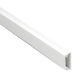 MK White Square Mini Trunking,(W)50mm (L)2m