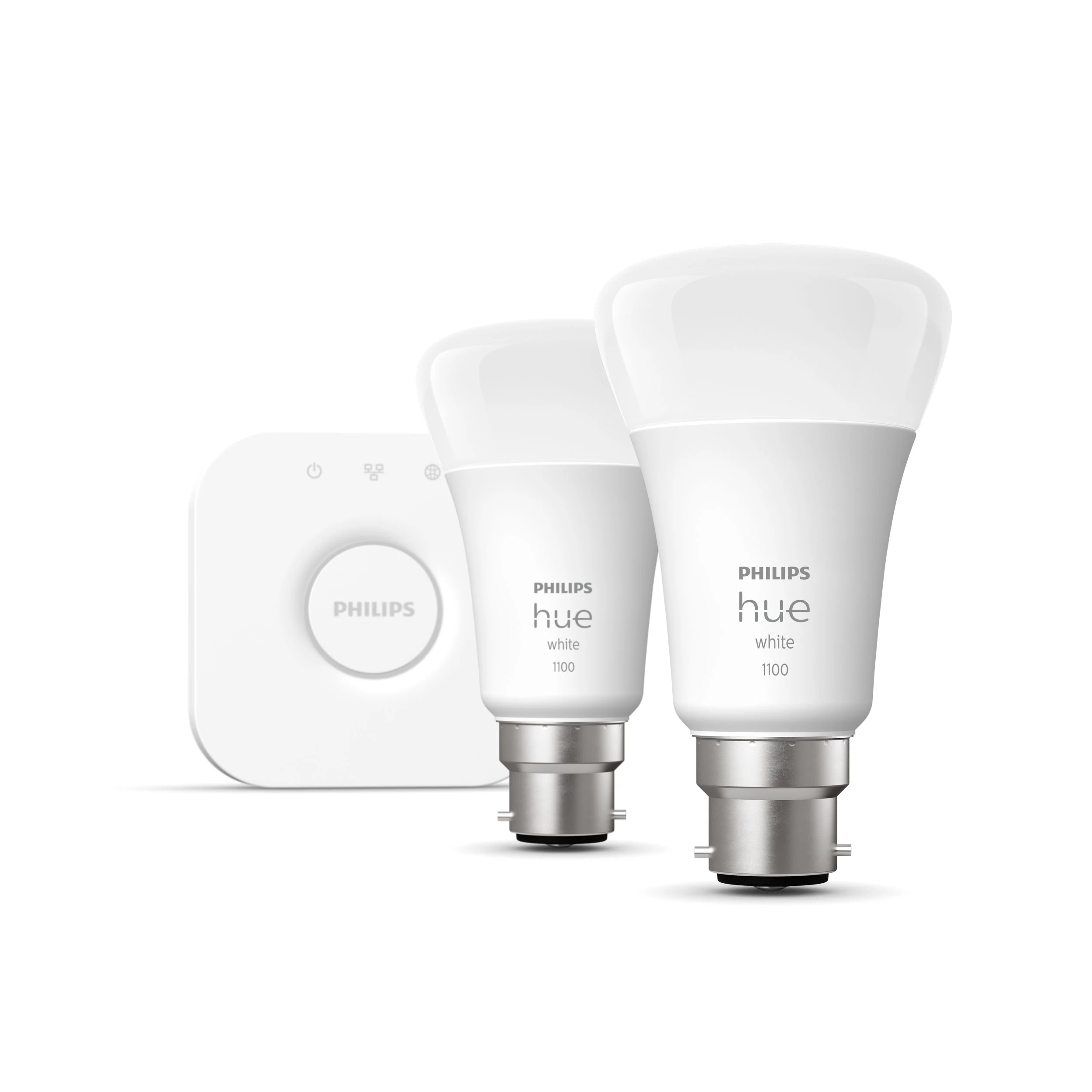 Philips B22 LED Cool White & Warm White A60 Non-dimmable Smart Lighting Starter Kit 3 Philips B22 LED Cool White & Warm White A60 Non-dimmable Smart Lighting Starter Kit