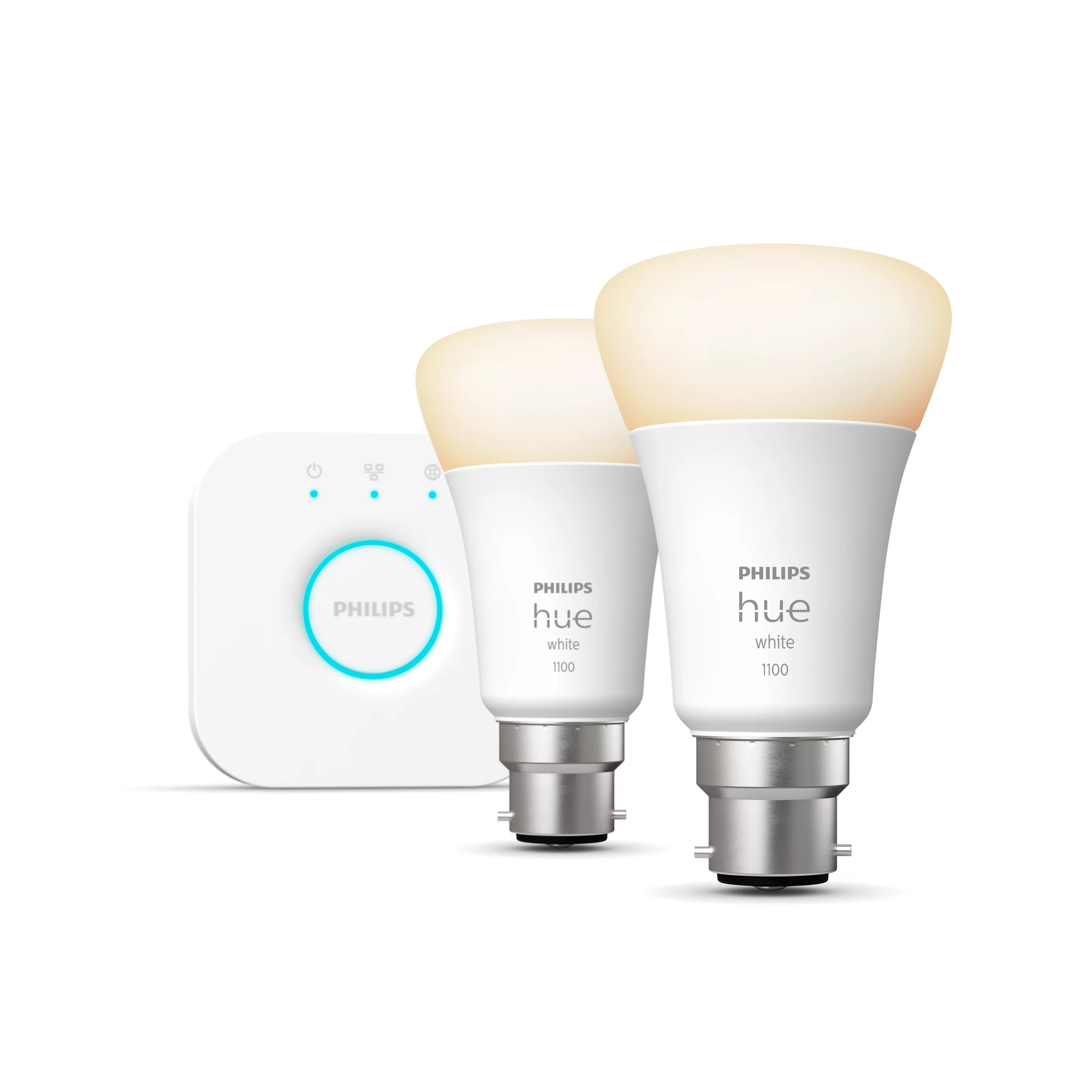 Philips B22 LED Cool White & Warm White A60 Non-dimmable Smart Lighting Starter Kit 4 Philips B22 LED Cool White & Warm White A60 Non-dimmable Smart Lighting Starter Kit - Image 2