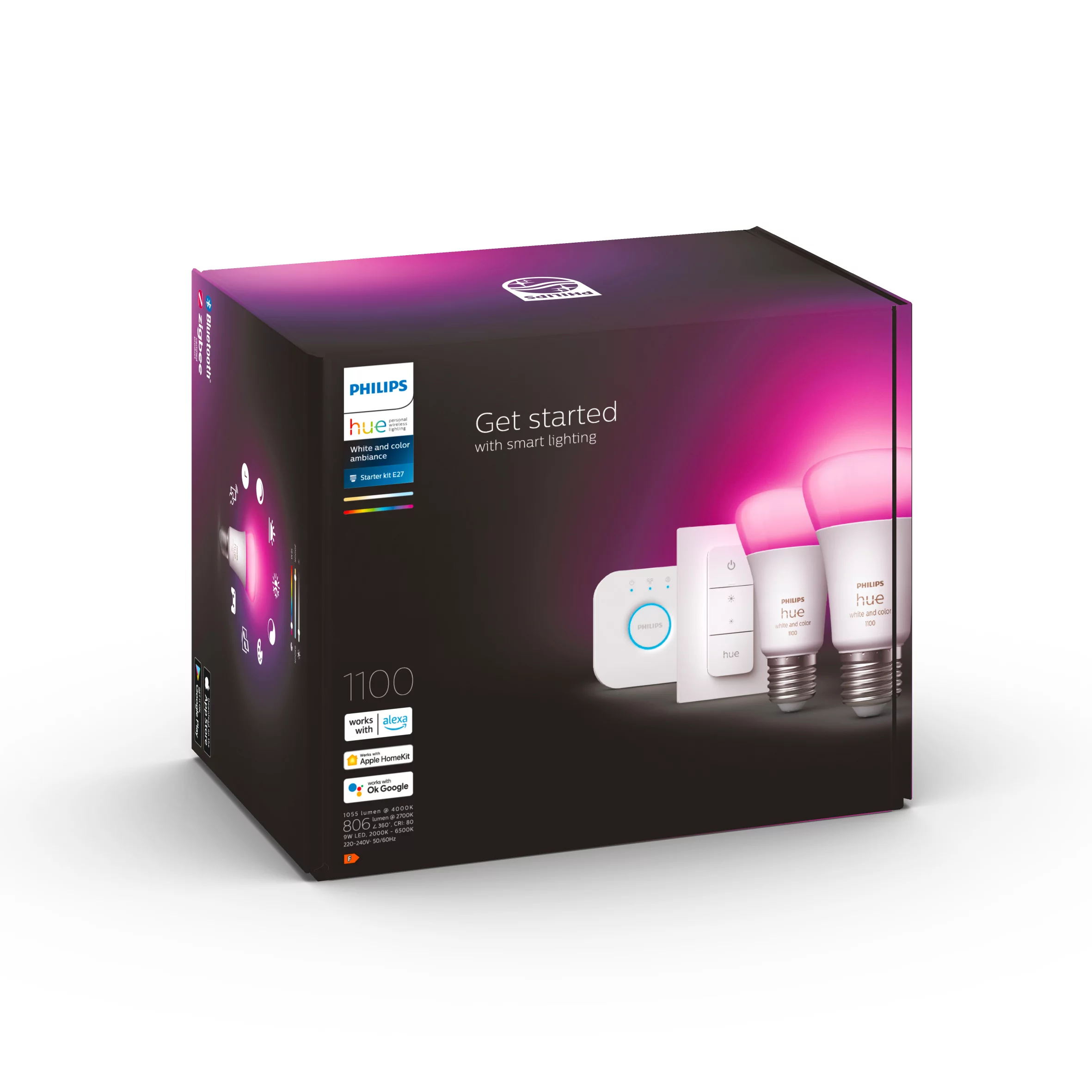 Philips E27 LED Cool White & Warm White A60 Non-dimmable Smart Lighting Starter Kit 5 Philips E27 LED Cool White & Warm White A60 Non-dimmable Smart Lighting Starter Kit - Image 3