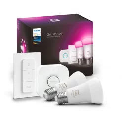 Philips E27 LED Cool White & Warm White A60 Non-dimmable Smart Lighting Starter Kit 10 Philips E27 LED Cool White & Warm White A60 Non-dimmable Smart Lighting Starter Kit -Professional Electrical Lighting Store philips e27 led cool white warm white a60 non dimmable smart lighting starter kit8719514291379 10c bq